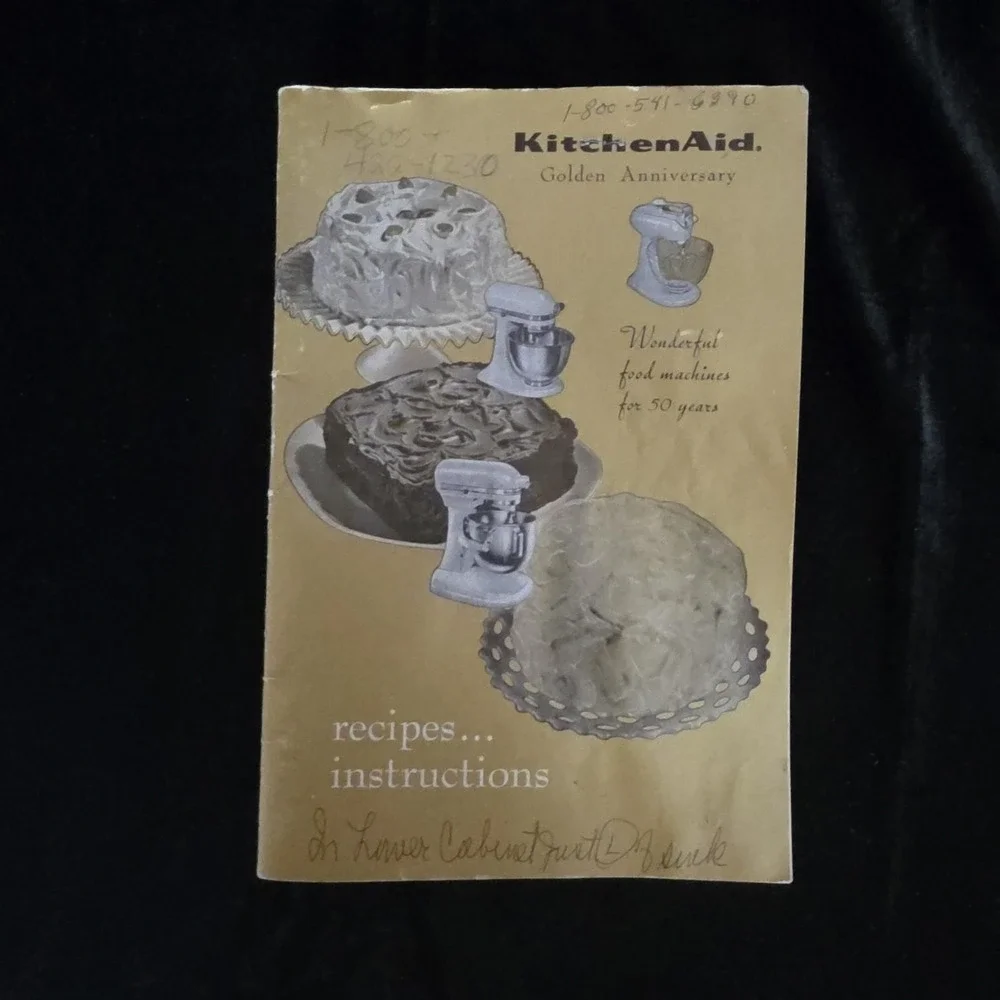 1965 KitchenAid Golden Anniversary Recipes & Instructions Booklet